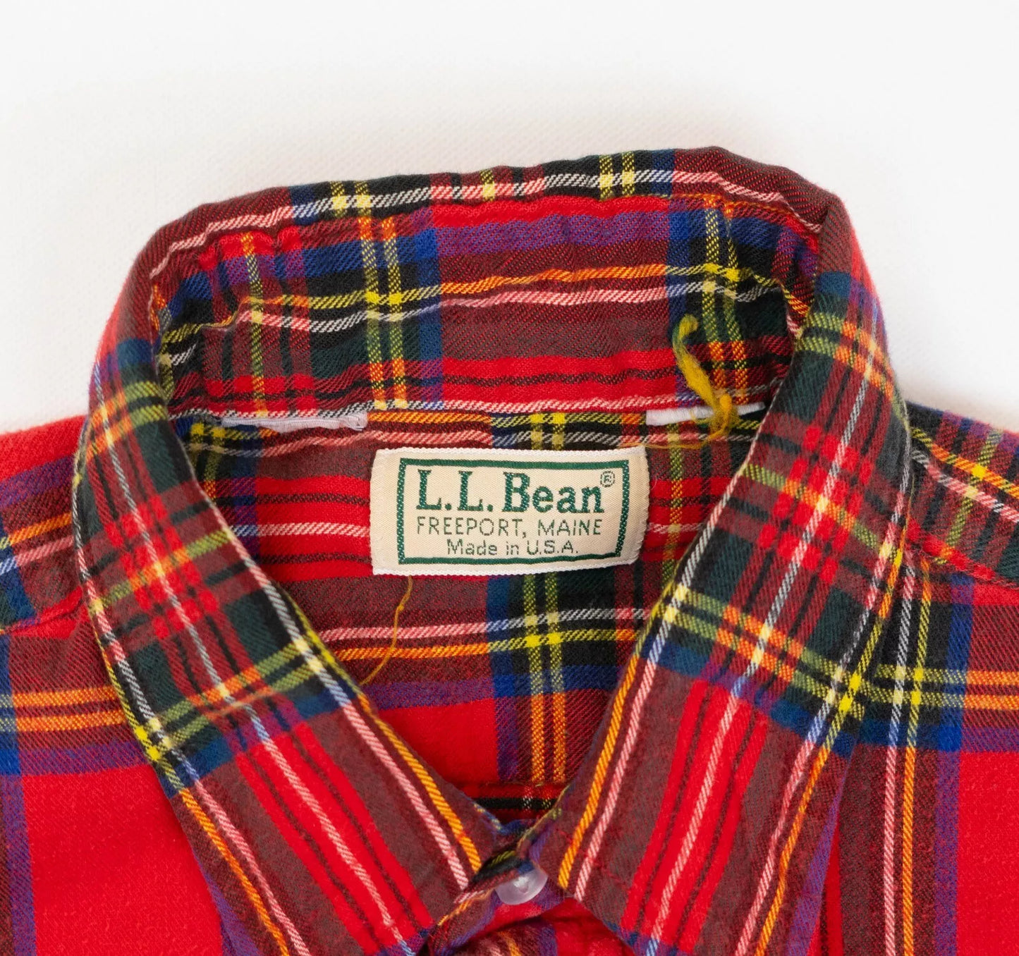 Classic Red LL Bean Inc. Flannel - M